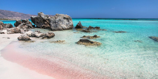 White sand beach of Greece 